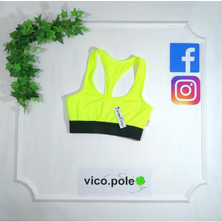 Top sport amarillo neón, ULTIMAS pz. XS/S/M