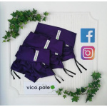 Short jaretas, morado oscuro. Ultima pz. XS