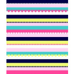 Short jareta, estampado rosa rayado